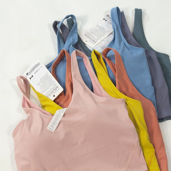 Tampas de tanques confortáveis ioga feminino esportivo clássico clássico popular Fiess Butter Butter Gym Crop Crop Yoga Rest Beauty Back S