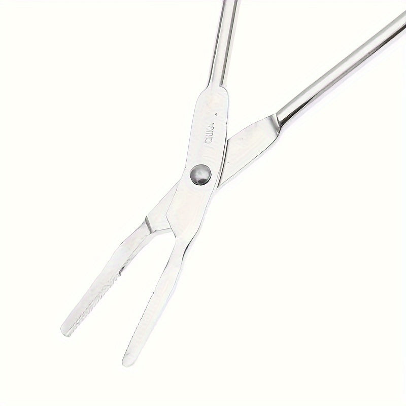 TEMU 1-2pcs Pet Hair Plucking Tweezers For Dogs, Iron Ear Hair Removal Tool, Ideal For Grooming And Cleaning Pets' Ears, No Battery Required
