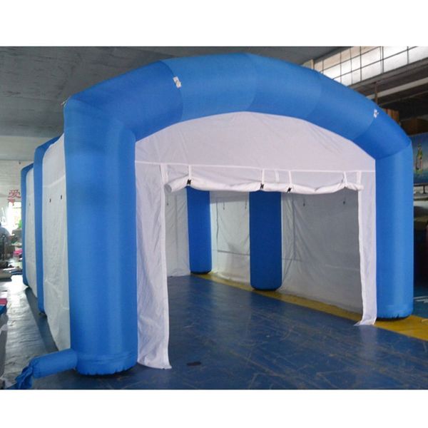Manufacturer design high quality oxford Inflatable rectangular tent,blue square marquee for wedding and event 8x4x3mH (26x13.2x10ft)