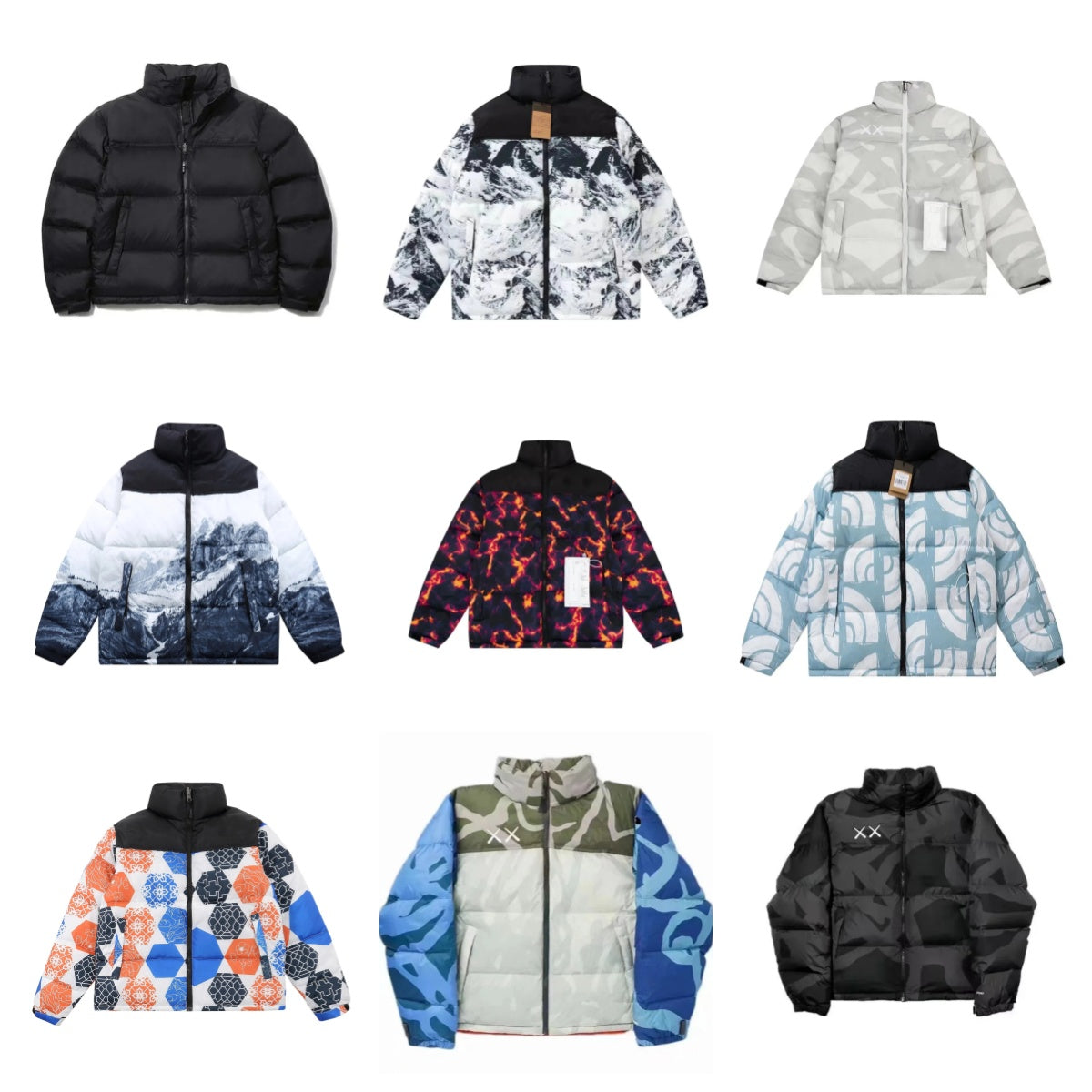 winter puffer jacket mens down jacket men woman thickening warm coat embroidered parka Outerwear men&#039;s clothing letter print outdoor jackets wo