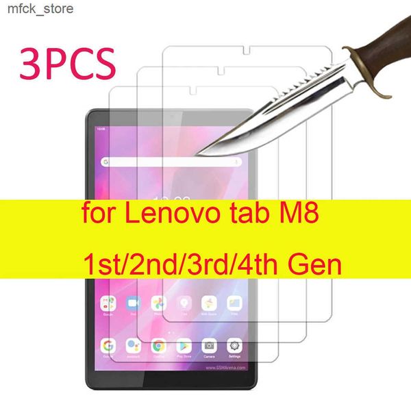Tablet PC Screen Protectors 3PCS for Lenovo tab M8 1st 2nd 3rd 4th Gen 8 Tempered Glass screen protector 3 packs protective tablet film HD A