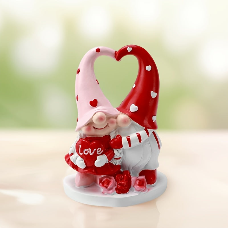 TEMU Red Cute Couple Ornament Small Gifts For Couples Valentine's Day & Anniversary Decorations, New Year's Romantic Tabletop Display,