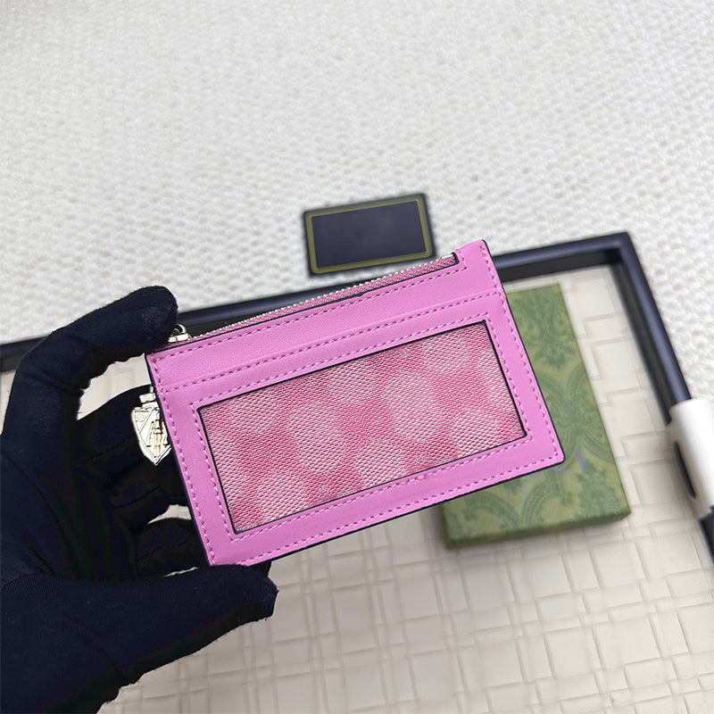 10A Fashion Card Holder Caviar Women Mini Wallet Designer Purse high quality Genuine Pocket Organizer Wallet Credit Cardholder Slot Luxury Wallets w