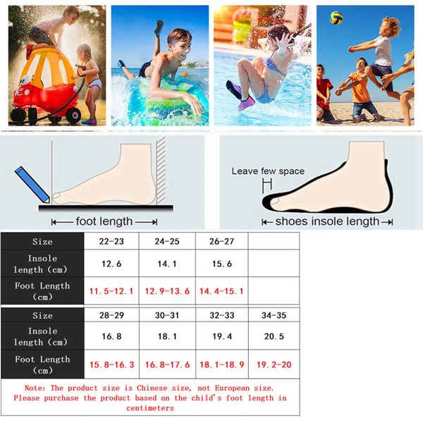 Kids Water Sport Beach Swimming Socks Cartoon Dinosaur Children Anti Slip Fiess Yoga Dance Surf Diving Underwater Shoes dhshoesgt