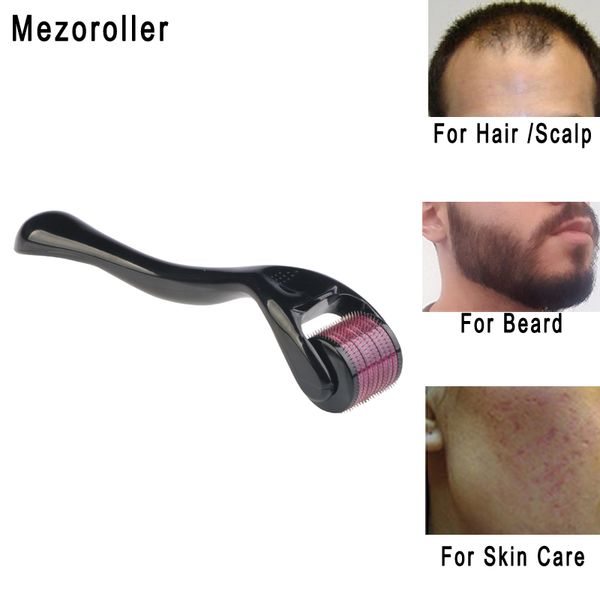 Mezoroller Beard Roller DRS 540 Needles Micro-Needling Derma Roller for Beard Hair Regrowth Skin Care Microniddle MTS