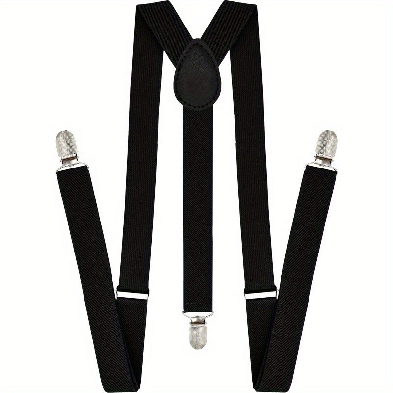 TEMU Suspenders For Men - Adjustable Y Back Men's Women's Costume Tuxedo Dress Suspenders - Heavy Duty Strong Clips