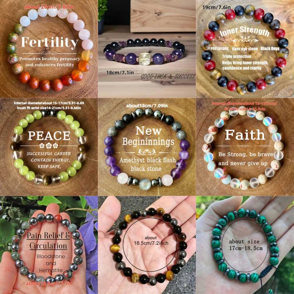 Natural Malachite Tiger Stone Bracelet Outdoor Travel Women Men Attract Good Luck Money Health Bracelet Party Jewelry GiftX240921