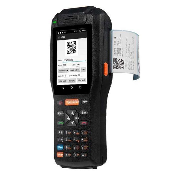 Other Electronics 4-inch touchscreen handheld Android PDA 3505 data POS terminal with 58mm thermal printer and 2D barcode scanner J240913