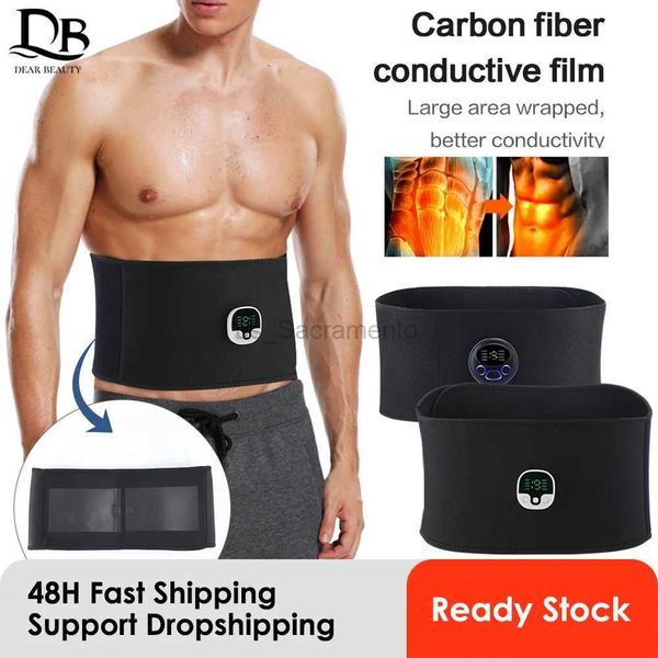 Slimming Belt EMS muscle stimulator ABS abdominal trainer color tone with USB charging body weight loss and slimming vibration belt neutral