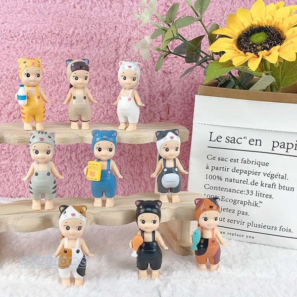 1Pc Random Send Cartoon Cat Blind Box Sonny Angel Cats Life Action Figures Toys Ornaments Dolls Fans Children Birthday Gifts 4Ab C27 623