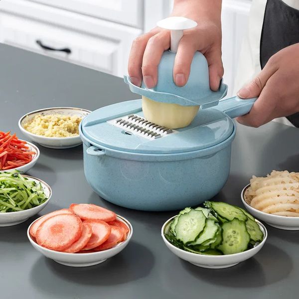 Kitchen multifunctional vegetable cutter tool potato chopper household grinder scraper slicer 240830
