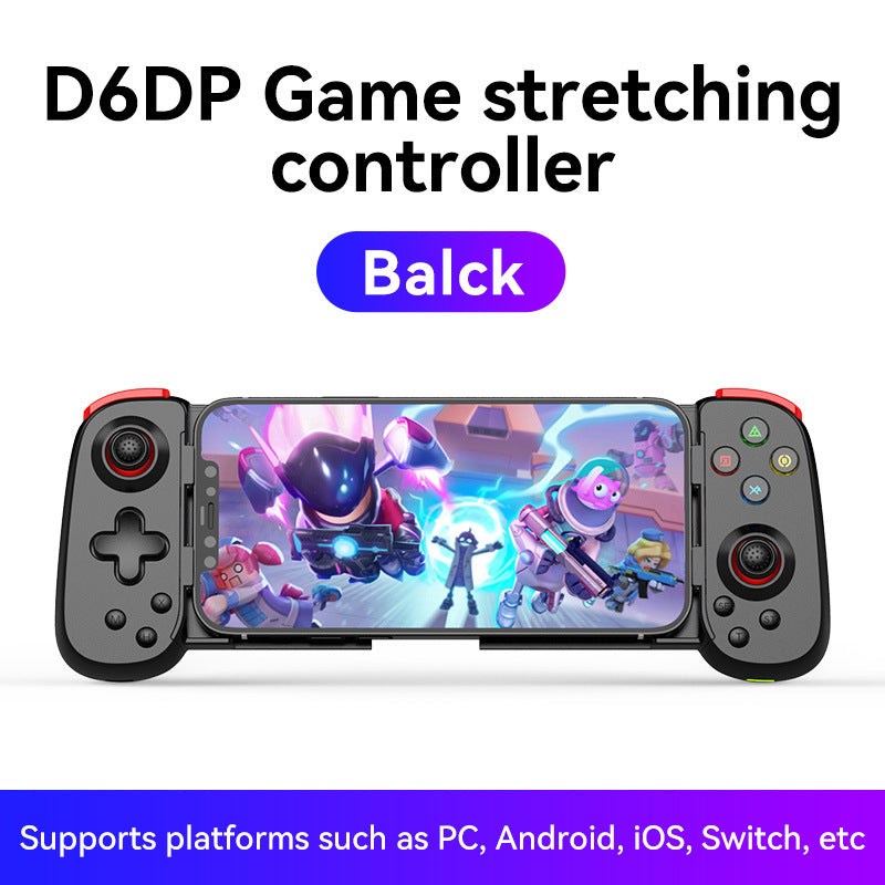 D6DP Wireless Game Controller for PS4-PS5-Xbox-PC for Streaming Games, Android-iOS Emulator for Mobile Phones R250617