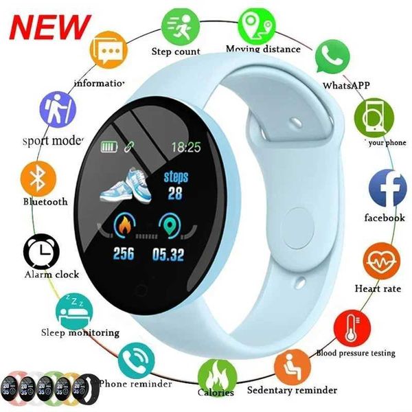 Smart Watch Heart Rate Blood Pressure Fitness Tracker Kids Watches Men Women Wristband Sport Smartwatch for Android IOS T241213