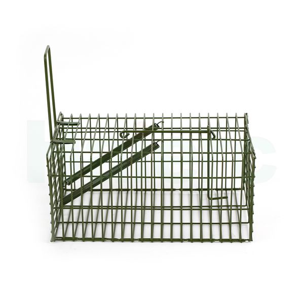 Strong Metal Trap Cage Pest Control 23cm 9in Catching Rat Auto Close Door Cath Rodent Mouse Indoor Outdoor Thick Steel Wire for Long Term Us