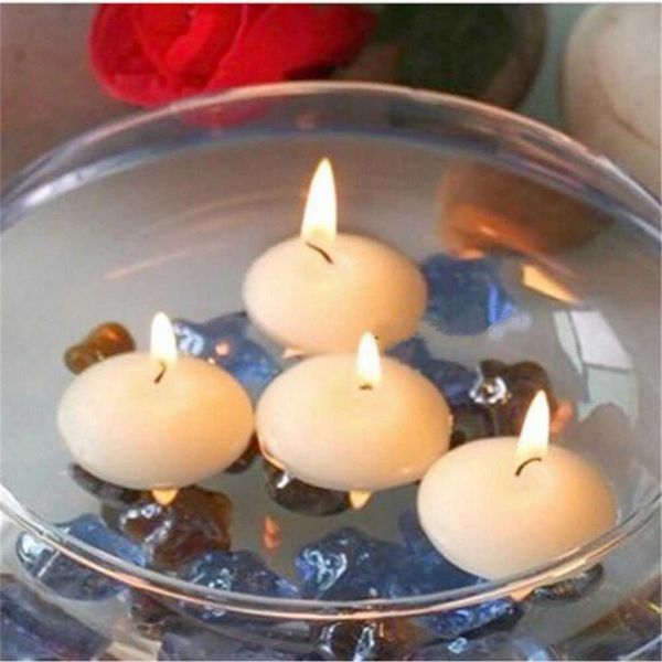 10Pcs-Lot Romantic Floating Candles Round Shape Water Floating Candle Wedding Event Birthday Party DecorationXJ241112