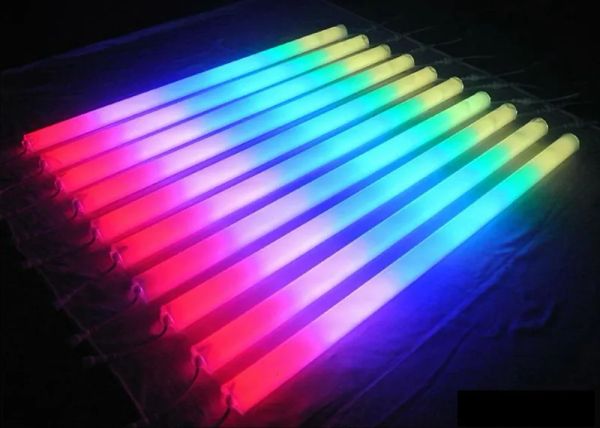 LED Neon Bar 1m AC85-265V LED Digital Tube-LED Tube Red Blue Yellow White Rgb Color Waterproof Outside Colorful Tubes Building 12 LL
