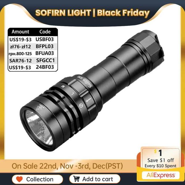 Sofirn SD05 Scuba Diving Light XHP50.2 Super Bright 3000lm 21700 Dive Flashlight with Magnetic Switch 5000K 6500K Z241204