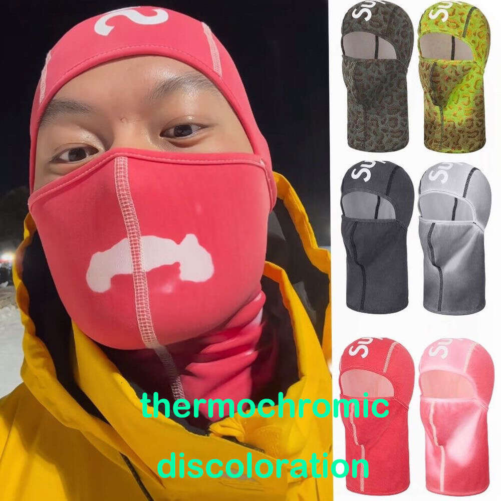 Black White Sports Ski Mask Designer Brand Outdoor Cycling Windproof Riding Mask Headgear Brand Sports Face Mask Winter Hat Bonnet Men Neck Gaiter H