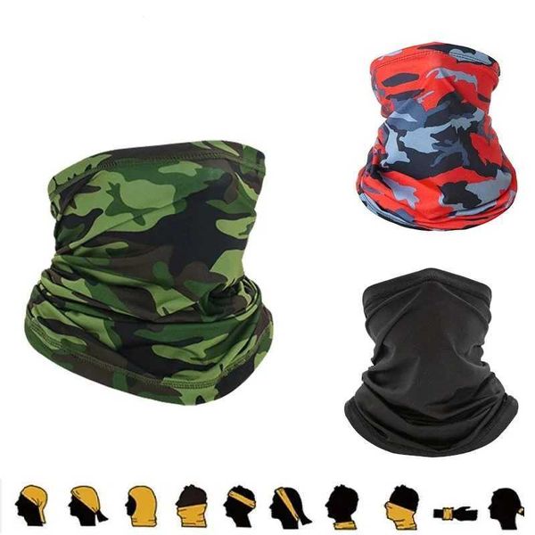 1PCS Cycling Face Mask scarf Scarf Neck Breathab Multifunctional UV Protection Outdoor Fishing Hiking Bandana BandXJ241231