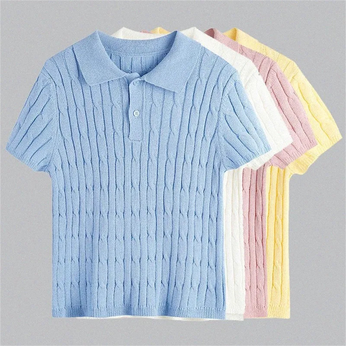 Designer Knitting T-shirt Women&#039;s Sweaters Delicate Embroidered Sweater Woman Round neck Slim Large Undershirt Swearter Short Sleeve tshirts As