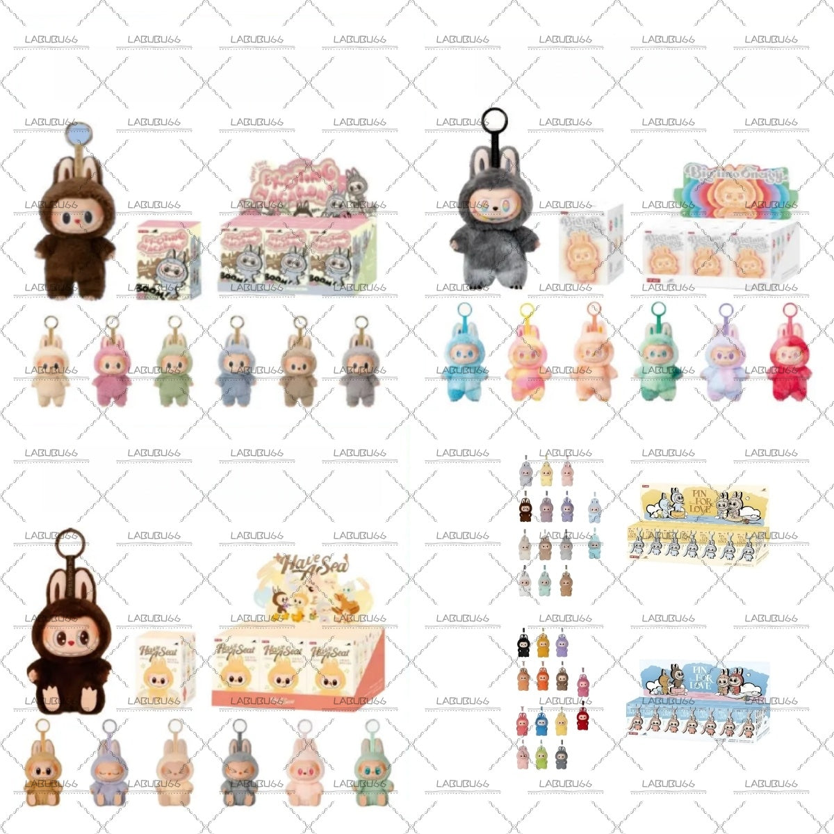 Labubu doll, blind box toy V4 V3 V2 V1 series Monsters Big Into Energy Series plush toy gift box
