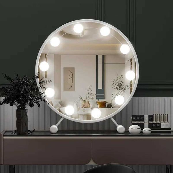 Makeup mirror LED bulb Makeup lamp USB 5V bathroom decoration table lamp dimmable 3-color Hollywood LED Makeup lamp B240815