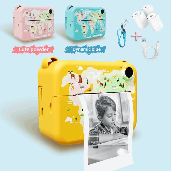 Instant printing high-definition digital video camera Christmas gifts suitable for young children portable toys 240702