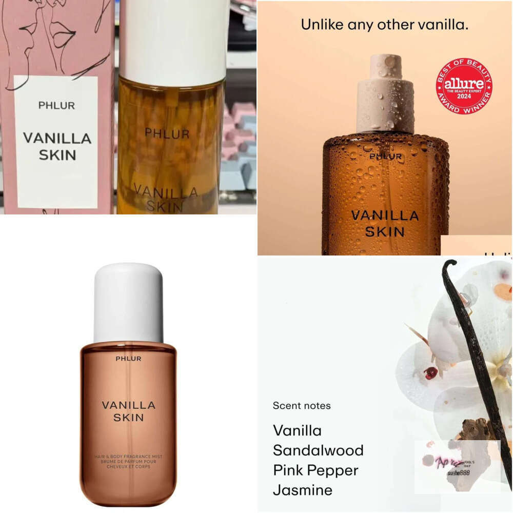 Solid Perfume Phlur Skin Mist For Women Men Fragrance Vanilla Body Spray With Pink Pepper Cashmere Wood Sandalwood 8 Fl Oz Drop Deliv Otm88