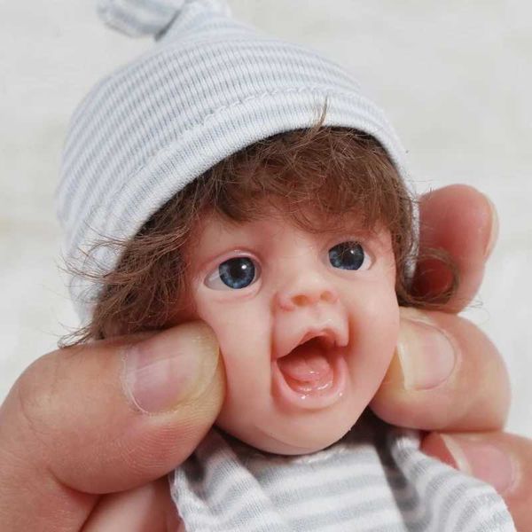 Cute Small Baby Doll Newborn Baby Doll Realistic Newborn Baby Dolls Silicone Full Body Realistic Simulation Doll X250210
