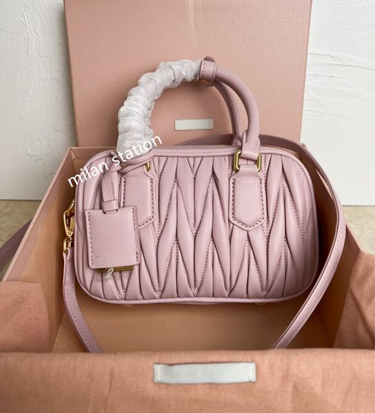 10A Mirror quality designer hobo bags Luxury shoulder bag 19CM Underarm bag Bowling bag Lambskin handbag Pillow Handbag