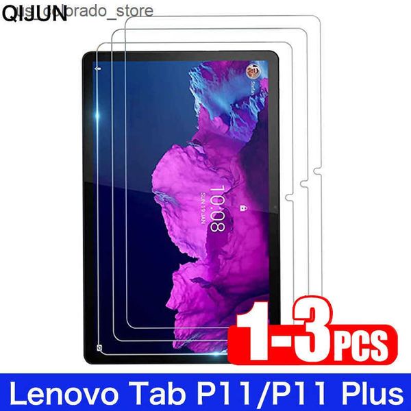Tablet PC Screen Protectors Suitable for Lenovo Tab P11 Plus 2021 TB-J616F-J607F P11 TB-J606F-J606L 11 tempered glass film bubble L240910