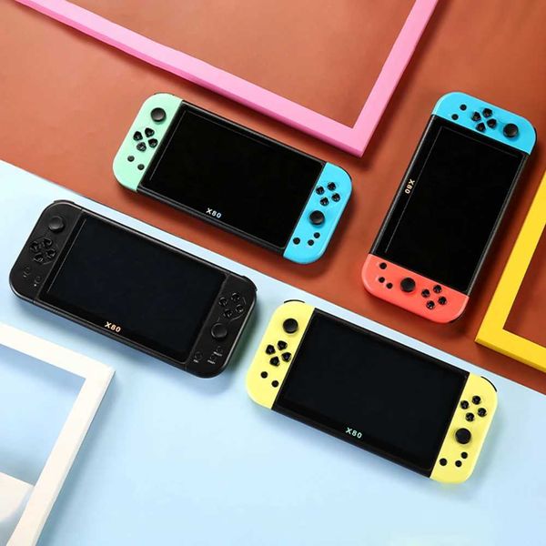 Retro Video Game Console Player 20000+Games Portable Handheld Video Game USB Charging Wireless Game Machine for Kids Child Y240808