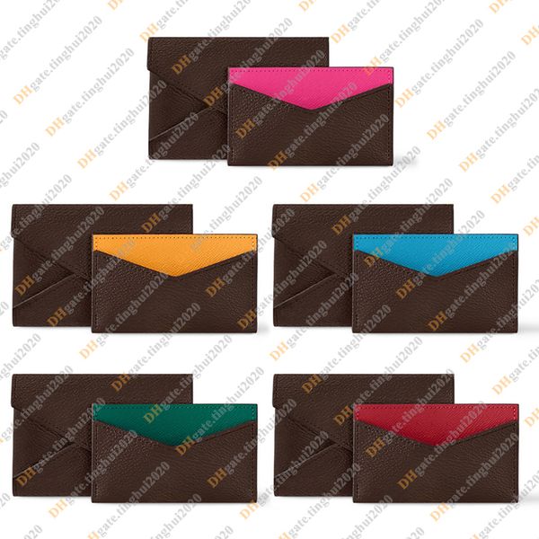 Ladies Fashion Casual Designer Luxury Kirigami Credit Card Holders Business Card Holder Wallet Coin Purse Key Pouch TOP Mirror Quality M1279