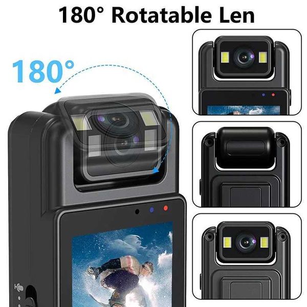 Action Camera Police Law Enforcement Small Camera Micro Body Camcorder 1080P Infrared Night Vision Wifi Hotspot Sports Camera S2410232