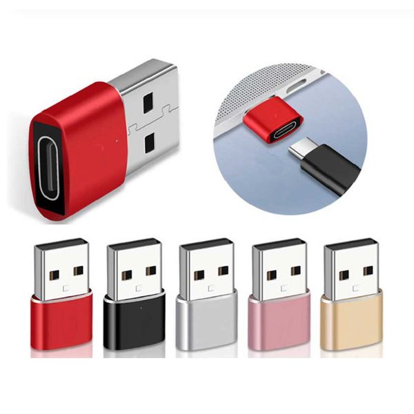Micro USB to USB-C OTG Adapter with USB-A Male and Type-C Female Ends for Smartphones and Laptops