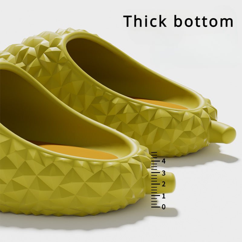 Fashion Durian Slippers for Women Men Eva Platform Soft Comfort House Sandal Woman Trendy Street Beach Sandals Summer 2024 A001