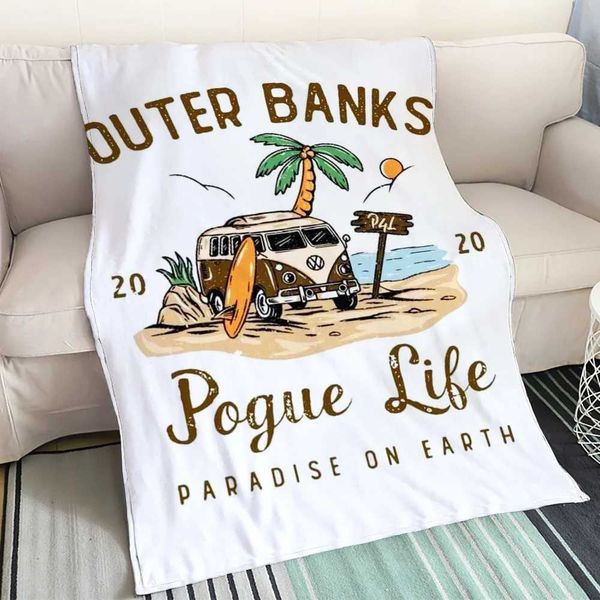 Outer Banks Blankets for Decorative Pogue Life Luxury Throw Blanket JJ Maybank Bed Blankets Fluffy Soft Sofa Cobija NapXJ241111