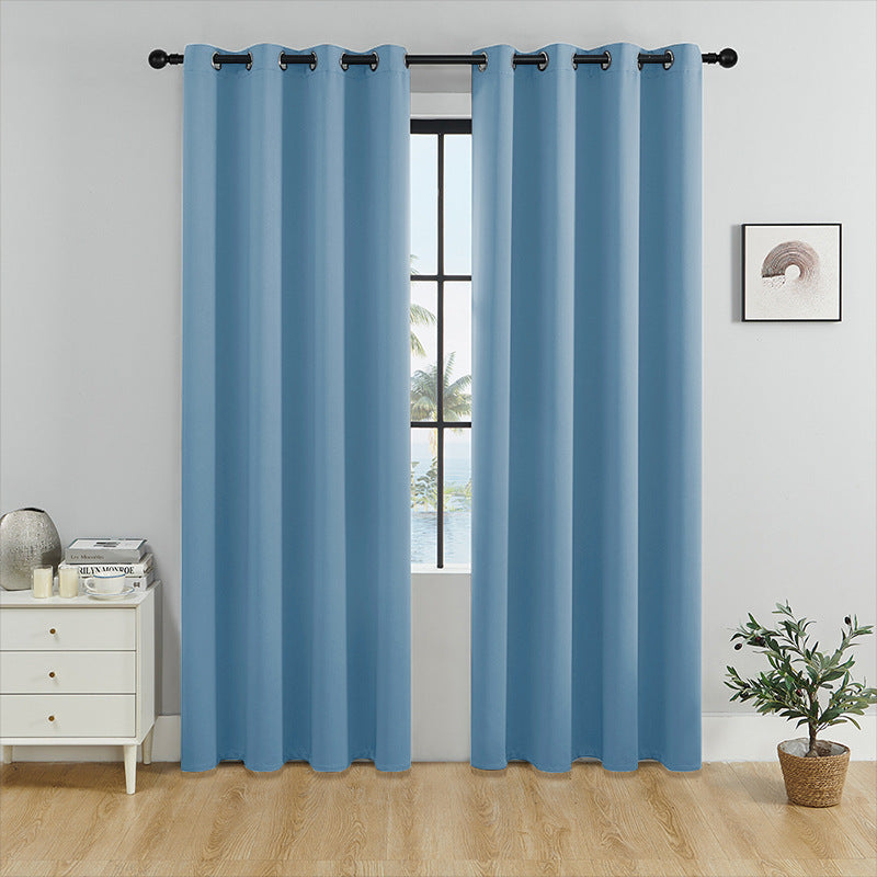 YL-36617 Shaoxing finished curtain full light-proof sunscreen high-precision foreign trade curtains wholesale
