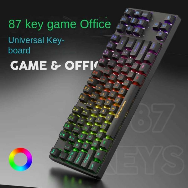 Keyboards Keyboard Gamer Wired Keyboards Gaming USB clavier mini Computer Games self installing ergonomic PC laptop CL250110