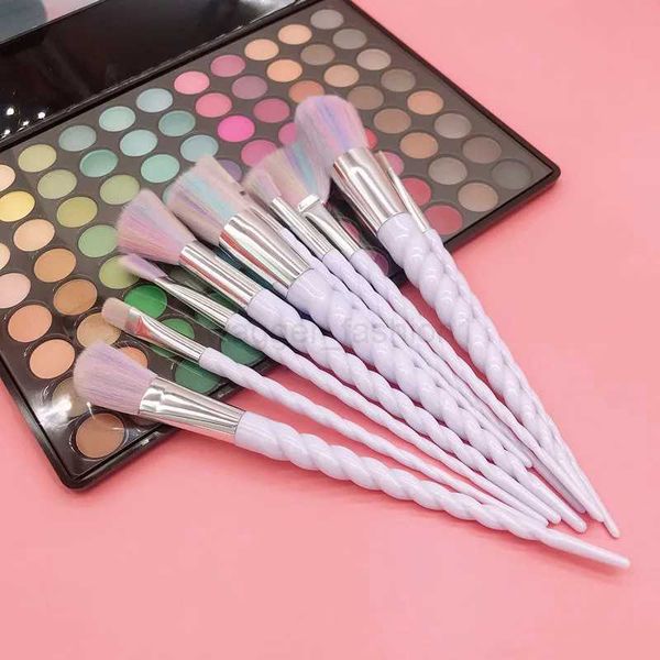 10pcs Makeup Brushes Set Soft Hair Foundation Brush Powder Blush Contour Eyebrow Eyeshadow Women Cosmetic Blending Make Up ToolsXJ240807