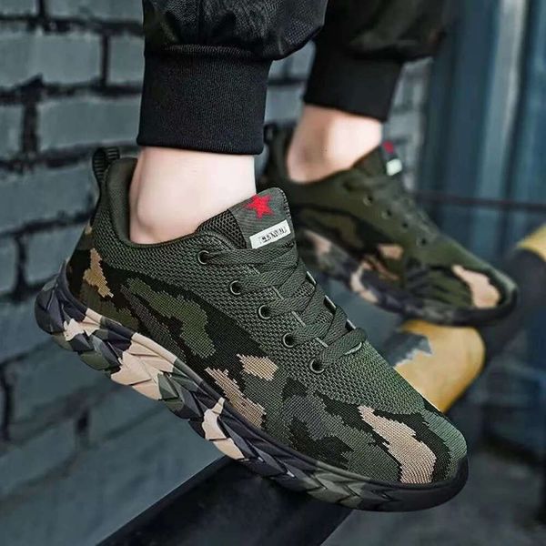 2024 Camouflage tênis masculino de moda não deslize me sh superfície respirável esportes femininos ao ar livre Wal King Shoes