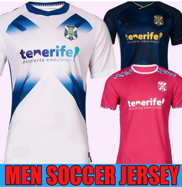 2024 25 CD Tenerife Mens Soccer Jerseys MELLOT SIPCIC ALVARO J.G. ROMERO ENRIC GALLEGO Home Away 3rd Football Shirt Short Sleeve Adult Unifo