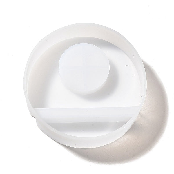 Moules en silicone pour bougies plates et rondes