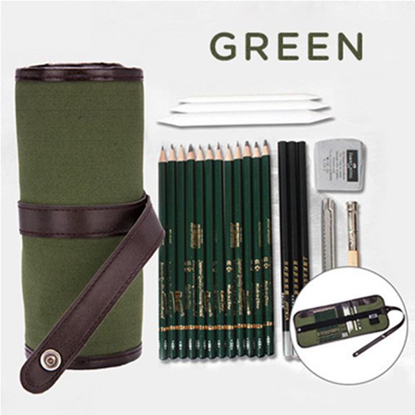 Fountain Pens Sketch Pencil Set Professional Sketching Drawing Art Pencil Set Graphite Charcoal Stick Artist For Painter School Students 221