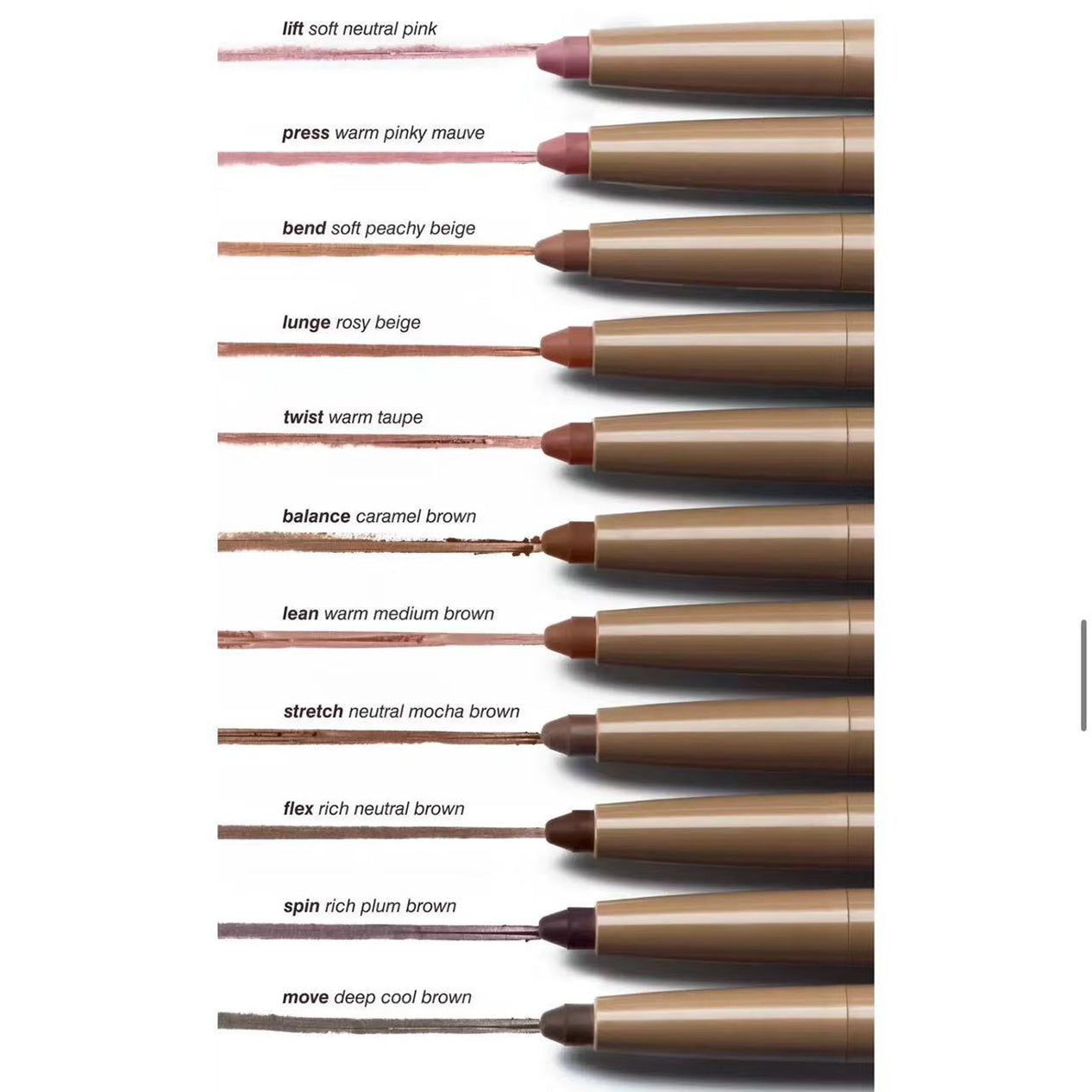 Lipliner 11 Colors Waterproof Lip Liner Pencil lift soft neutral pink balance caramel brown Lip Contour Matte Lipstick Pen Long Lasting Retro Red Li