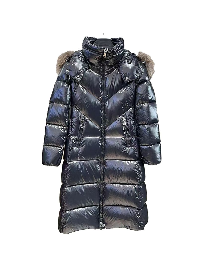 Puffer jacket womens pufferjacke winter jacket designer puffer jacket new women hooded pufferjacket womens down jacket long fur collar black clothin