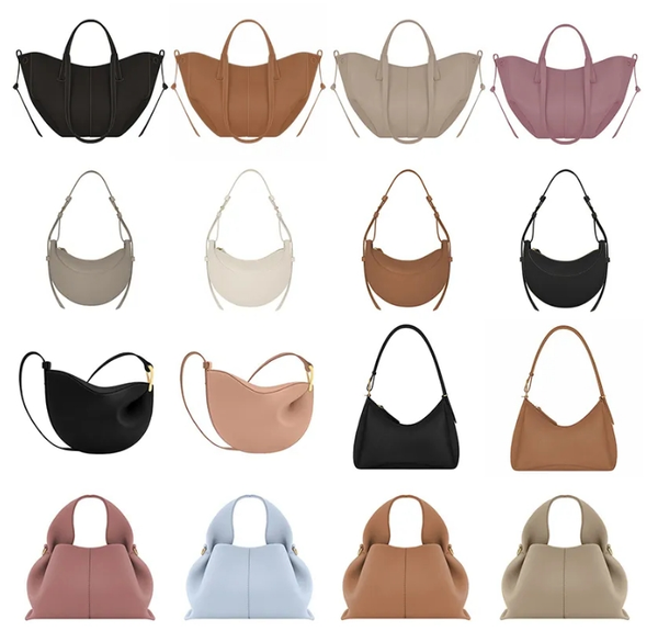 Designer Cyme Mini Tote Numero Dix Half Moon Paris Saddle Underarm Bag Beri Tonca Full Grain Textured Leather Shoulder Bags Un Nano Crossbod