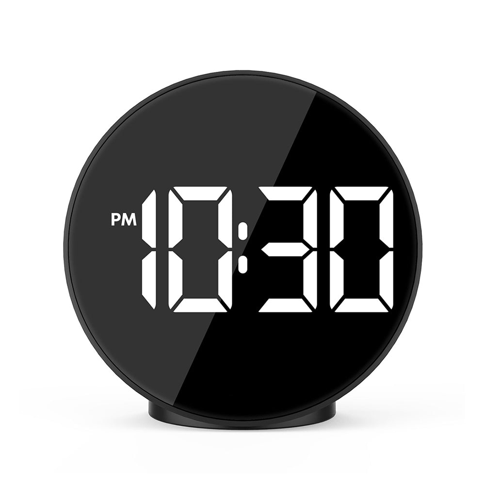 Alarm Clock Digital Large Time Temperature Light Voice Control USB Desk Table Watch Clocks Home Decor Desgin Gift