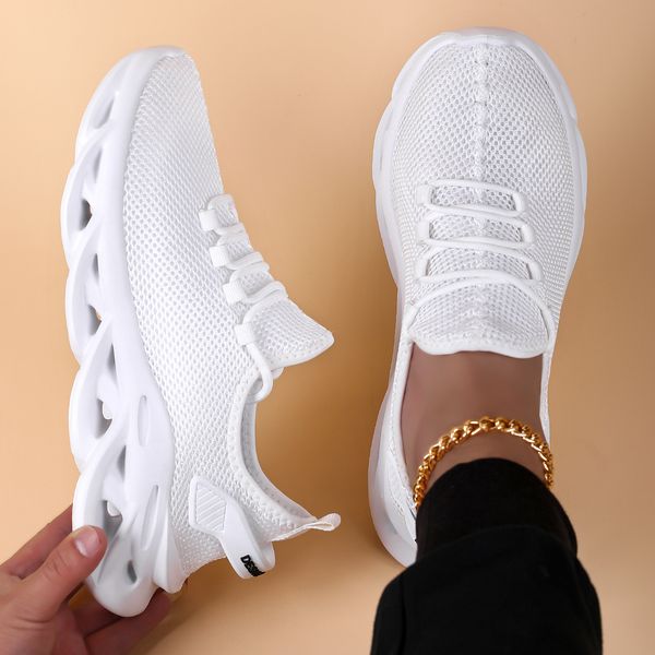 Casual Shoes Breathable Lightweight Sneakers Outdoor Mesh Black Running Shoes Athletic Jogging Tenis Walking Shoes Men