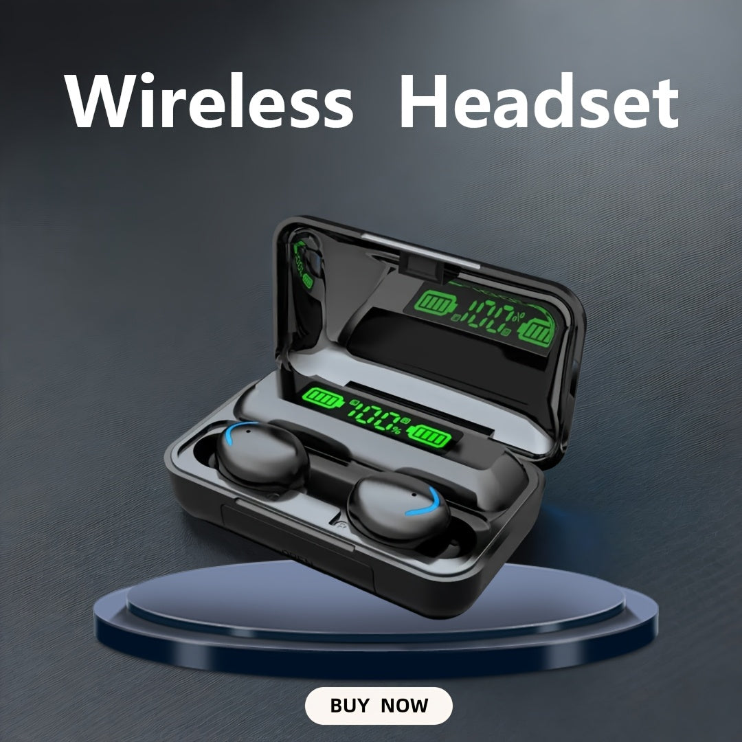 TEMU Tws Stereo Wireless Earbuds - Ideal Gift For Women, Charging Case, Voice Noise Cancellation, Wireless In-ear Headphones For Sports & Gamingtws